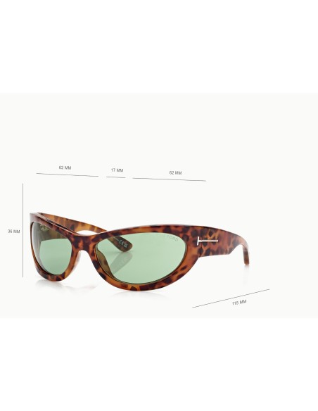 Tom Ford Leona-02 FT1365 - Occhiali da sole 55N