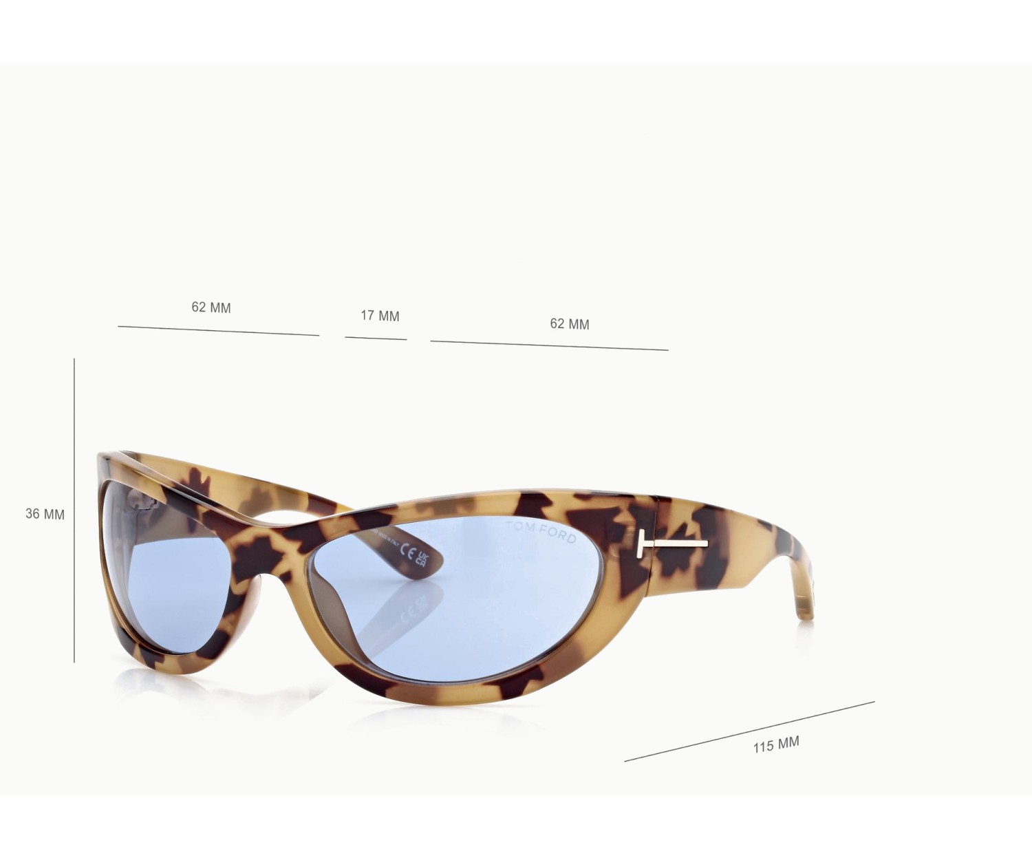 Tom Ford Leona-02 FT1365 - Occhiali da sole 56V