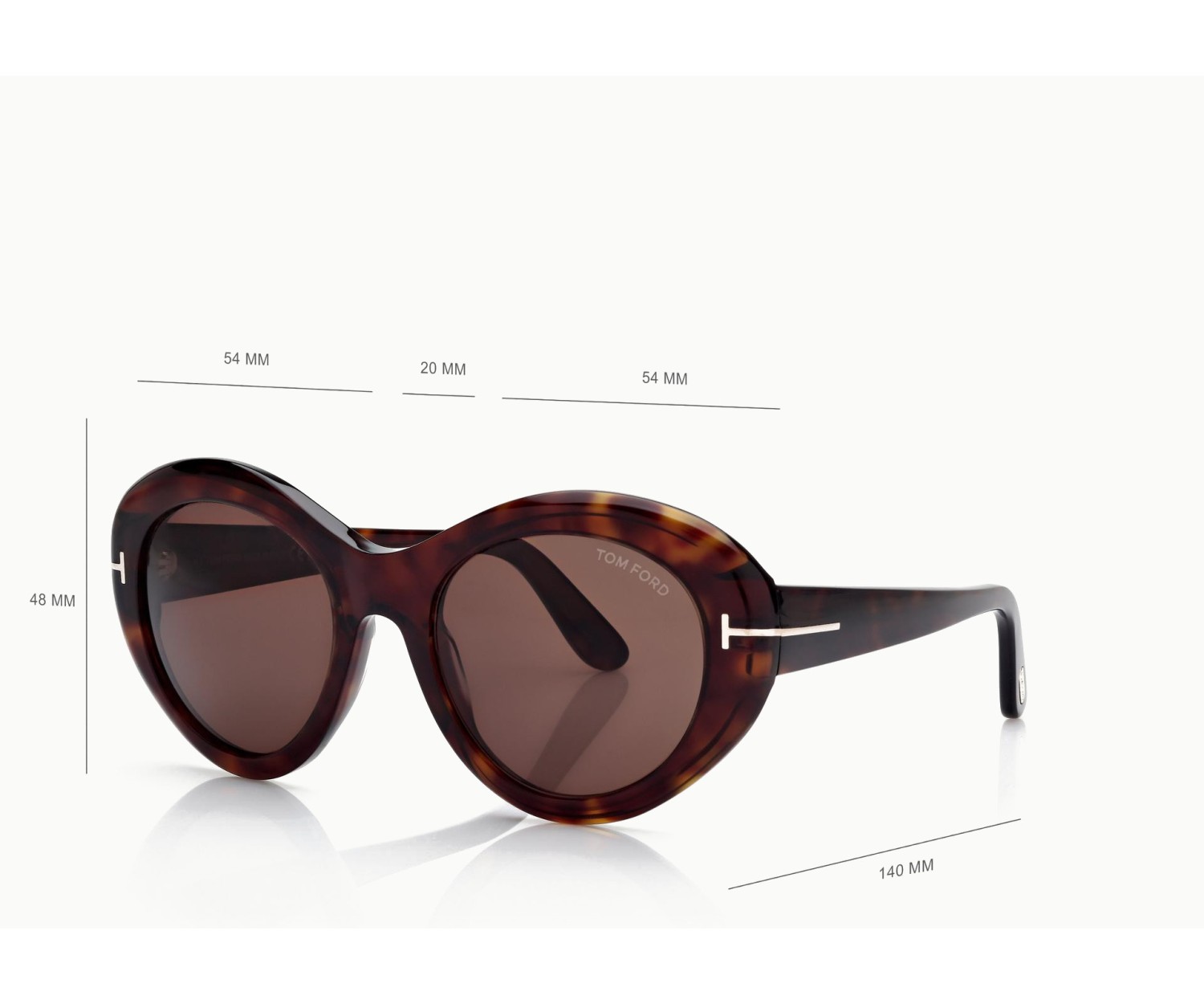 Tom Ford Elodie-02 FT1423 - Occhiali da sole 52E