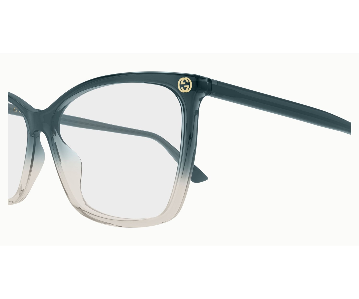 Gucci GG0025O - Occhiali da vista - Grigio / Blu / Trasparente 019