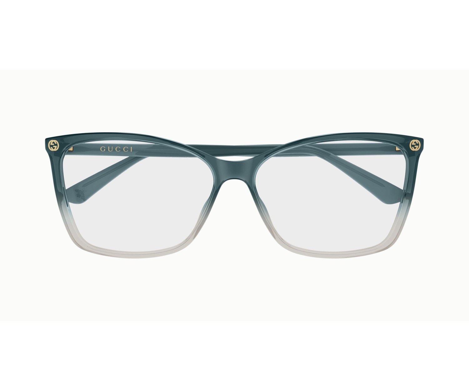 Gucci GG0025O - Occhiali da vista - Grigio / Blu / Trasparente 019
