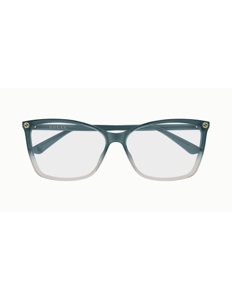 Gucci GG0025O - Occhiali da vista - Grigio / Blu / Trasparente 024
