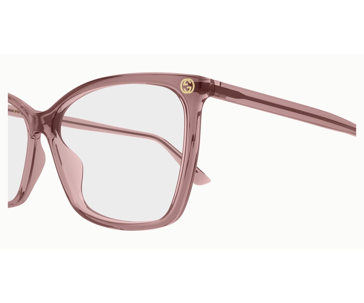 Gucci GG0025O - Occhiali da vista - Rosa / Trasparente 023