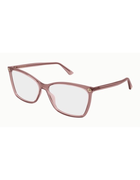 Gucci GG0025O - Occhiali da vista - Rosa / Trasparente 023