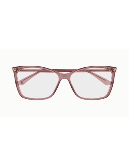Gucci GG0025O - Occhiali da vista - Rosa / Trasparente 018