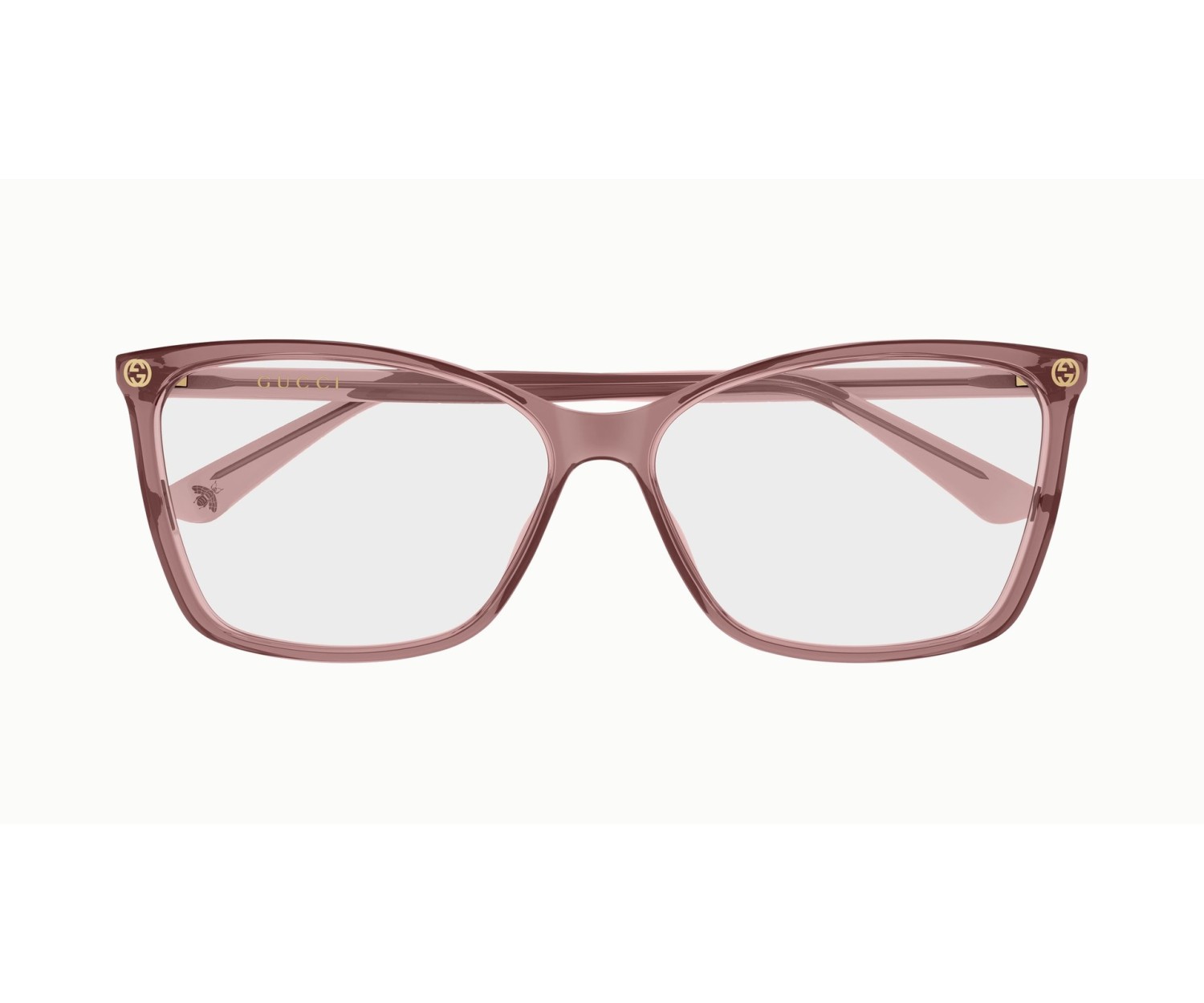 Gucci GG0025O - Occhiali da vista - Rosa / Trasparente 018