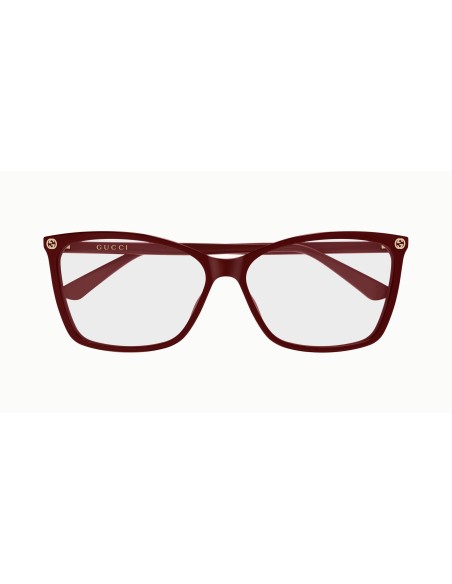 Gucci GG0025O - Occhiali da vista - Bordeaux / Trasparente 022