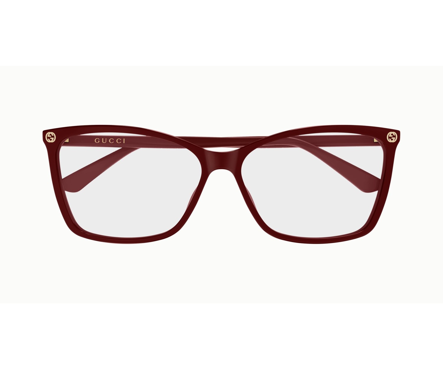 Gucci GG0025O - Occhiali da vista - Bordeaux / Trasparente 022