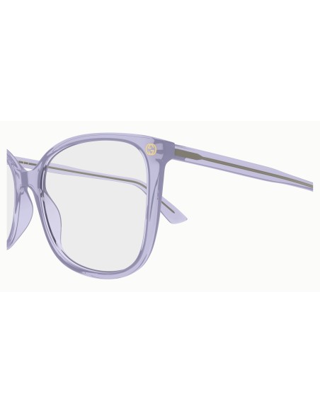 Gucci GG0026O - Occhiali da vista - Viola / Trasparente 023