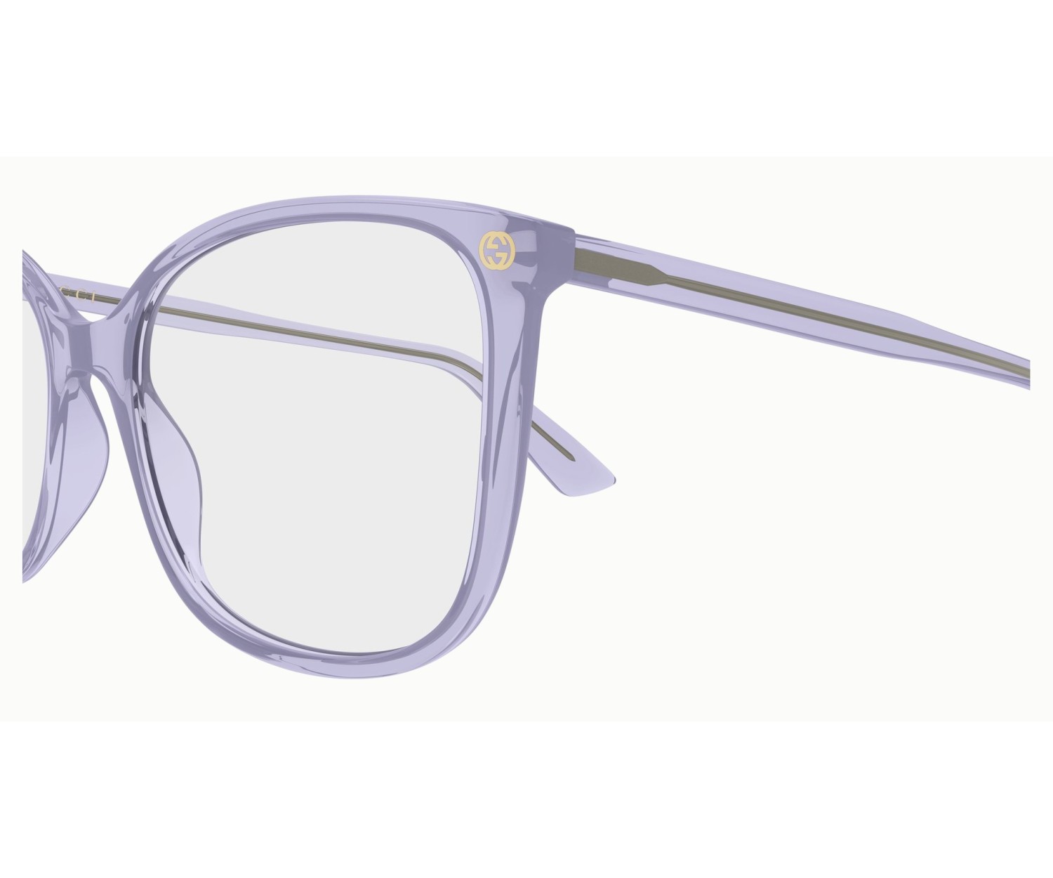 Gucci GG0026O - Occhiali da vista - Viola / Trasparente 023