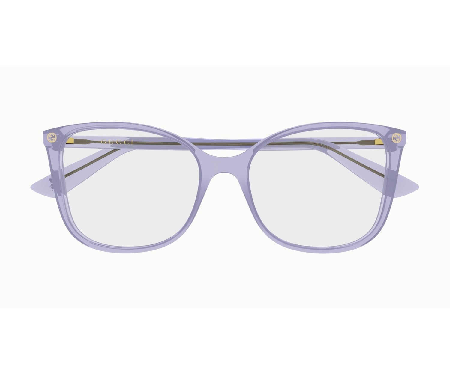 Gucci GG0026O - Occhiali da vista - Viola / Trasparente 023