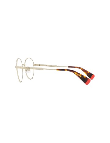 Aka Gold Round Eyeglasses 2