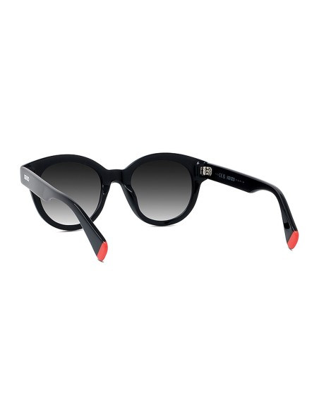 Aka Black Round Sunglasses