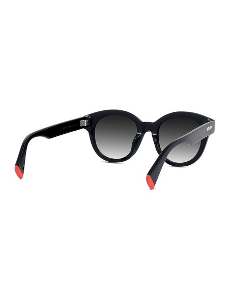 Aka Black Round Sunglasses