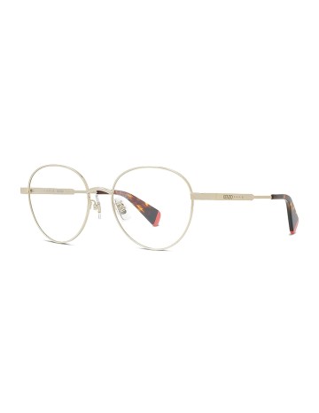 Aka Gold Round Eyeglasses
