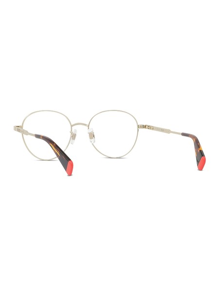 Aka Gold Round Eyeglasses