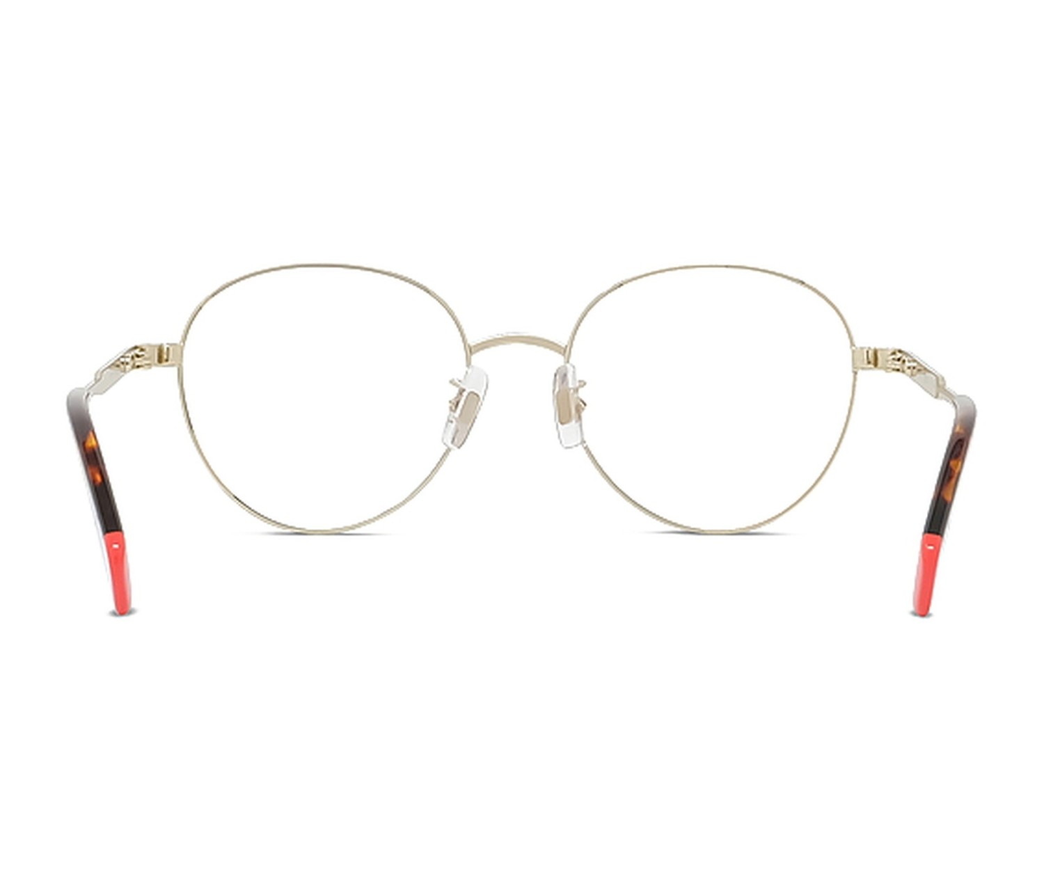 Aka Gold Round Eyeglasses