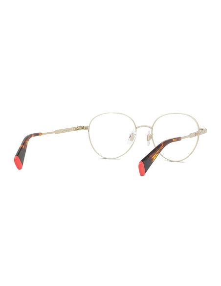 Aka Gold Round Eyeglasses