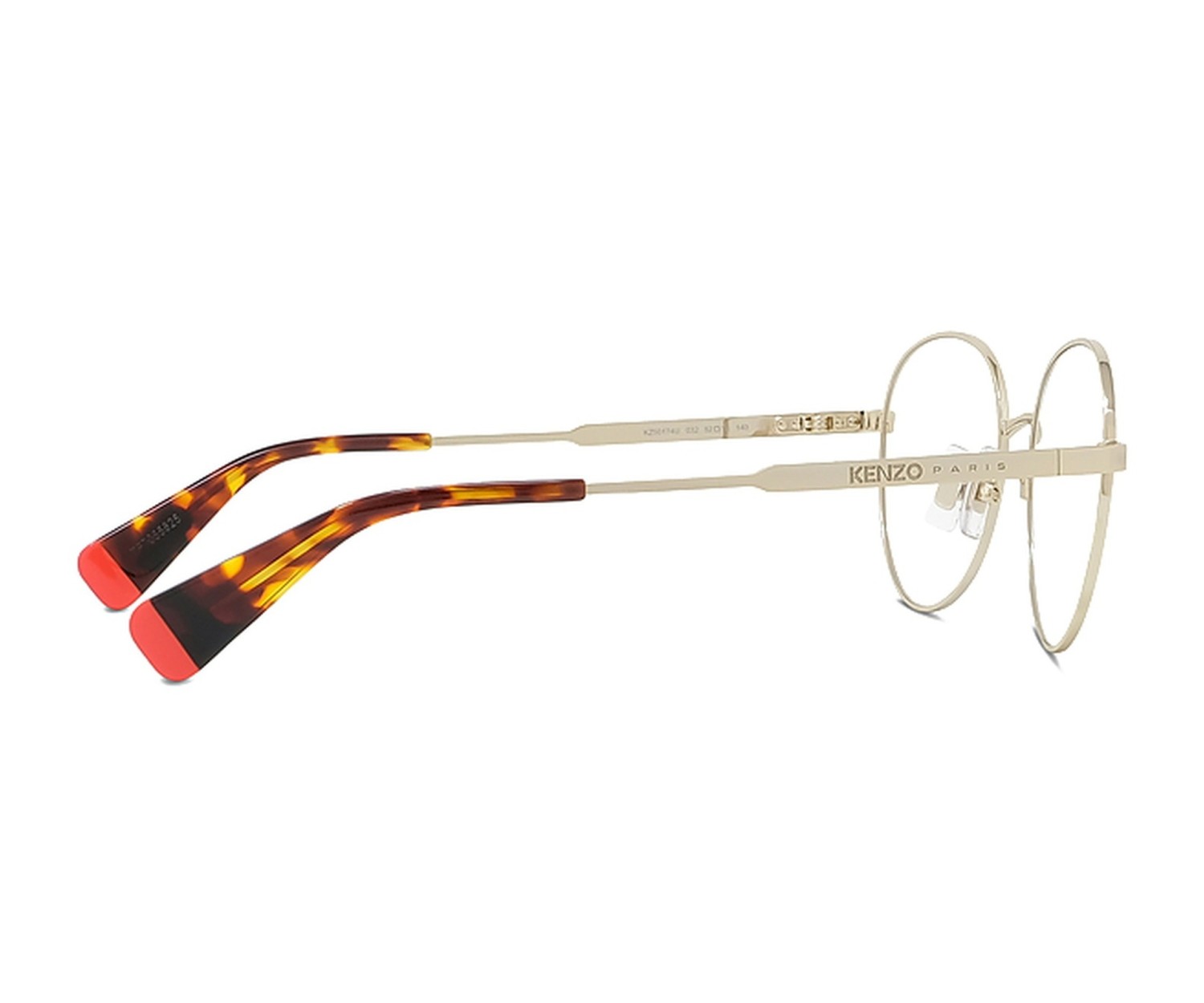 Aka Gold Round Eyeglasses