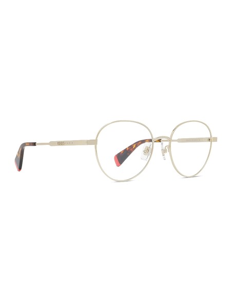 Aka Gold Round Eyeglasses