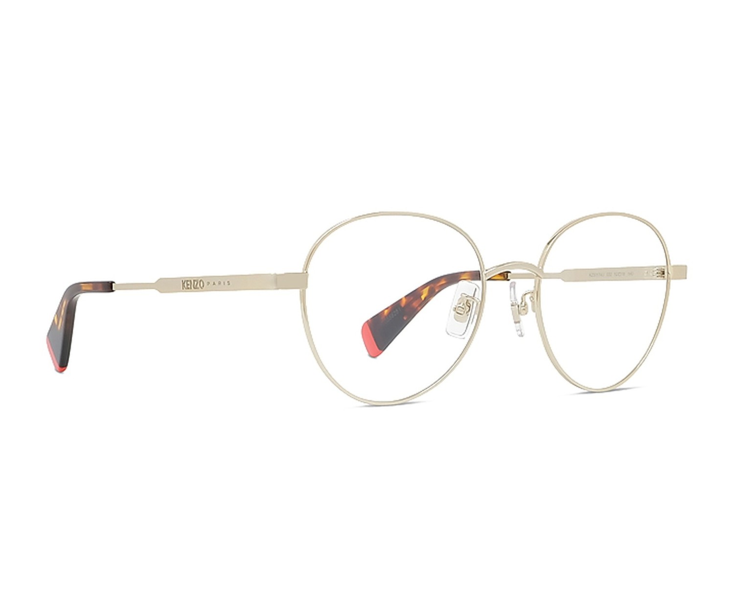 Aka Gold Round Eyeglasses