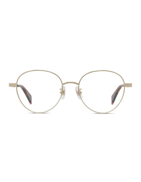 Aka Gold Round Eyeglasses