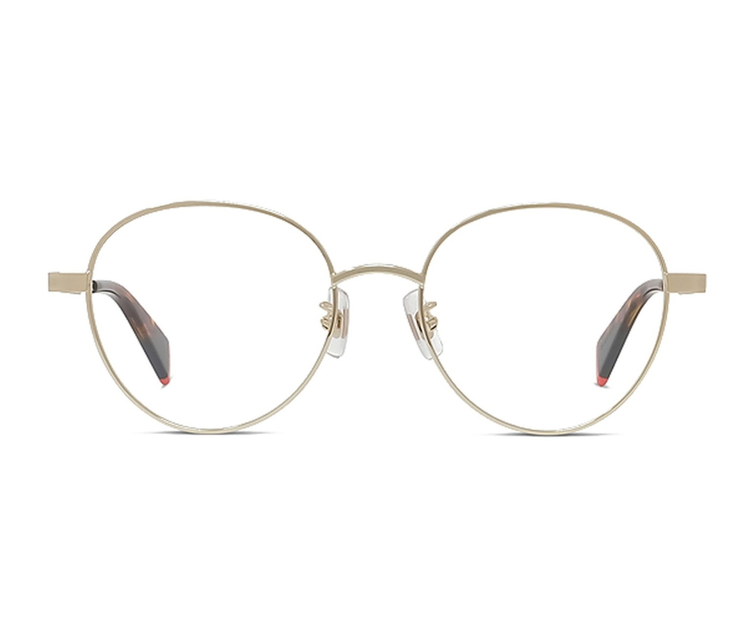 Aka Gold Round Eyeglasses