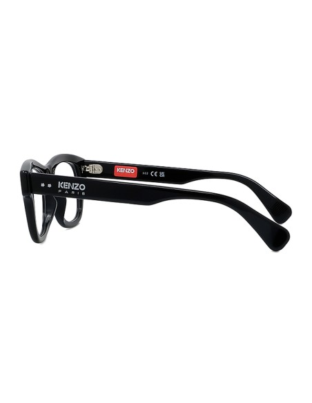Boke Flower Black Rectangular Eyeglasses