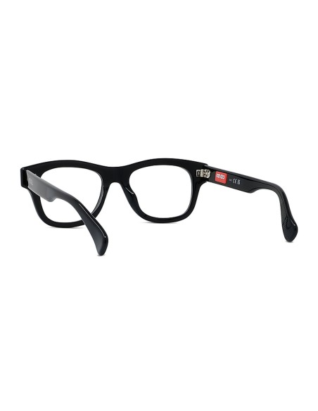 Boke Flower Black Rectangular Eyeglasses