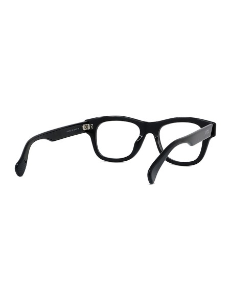 Boke Flower Black Rectangular Eyeglasses