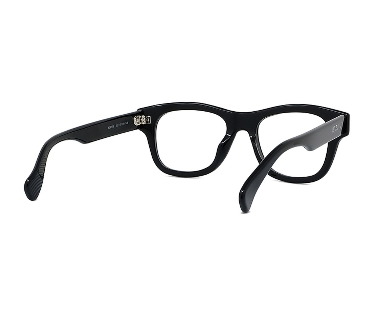 Boke Flower Black Rectangular Eyeglasses