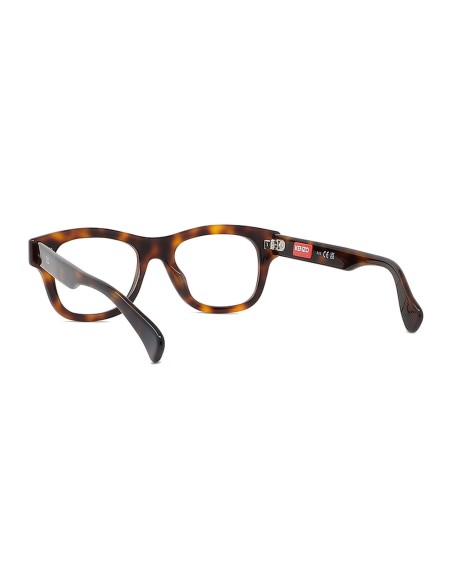 Boke Flower Havana Rectangular Eyeglasses