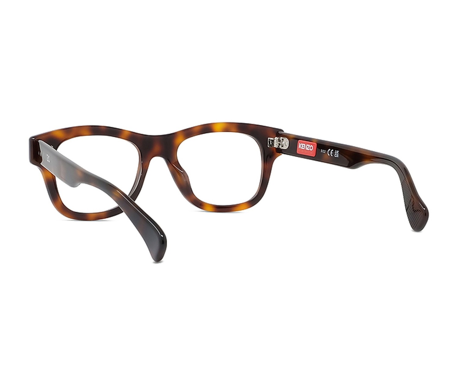 Boke Flower Havana Rectangular Eyeglasses