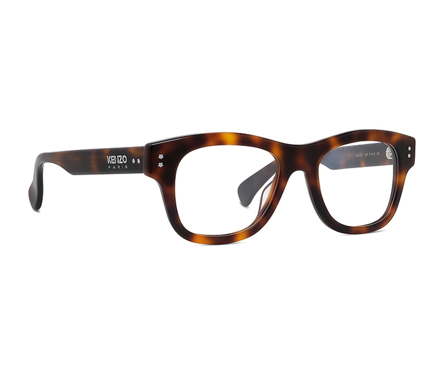 Boke Flower Havana Rectangular Eyeglasses