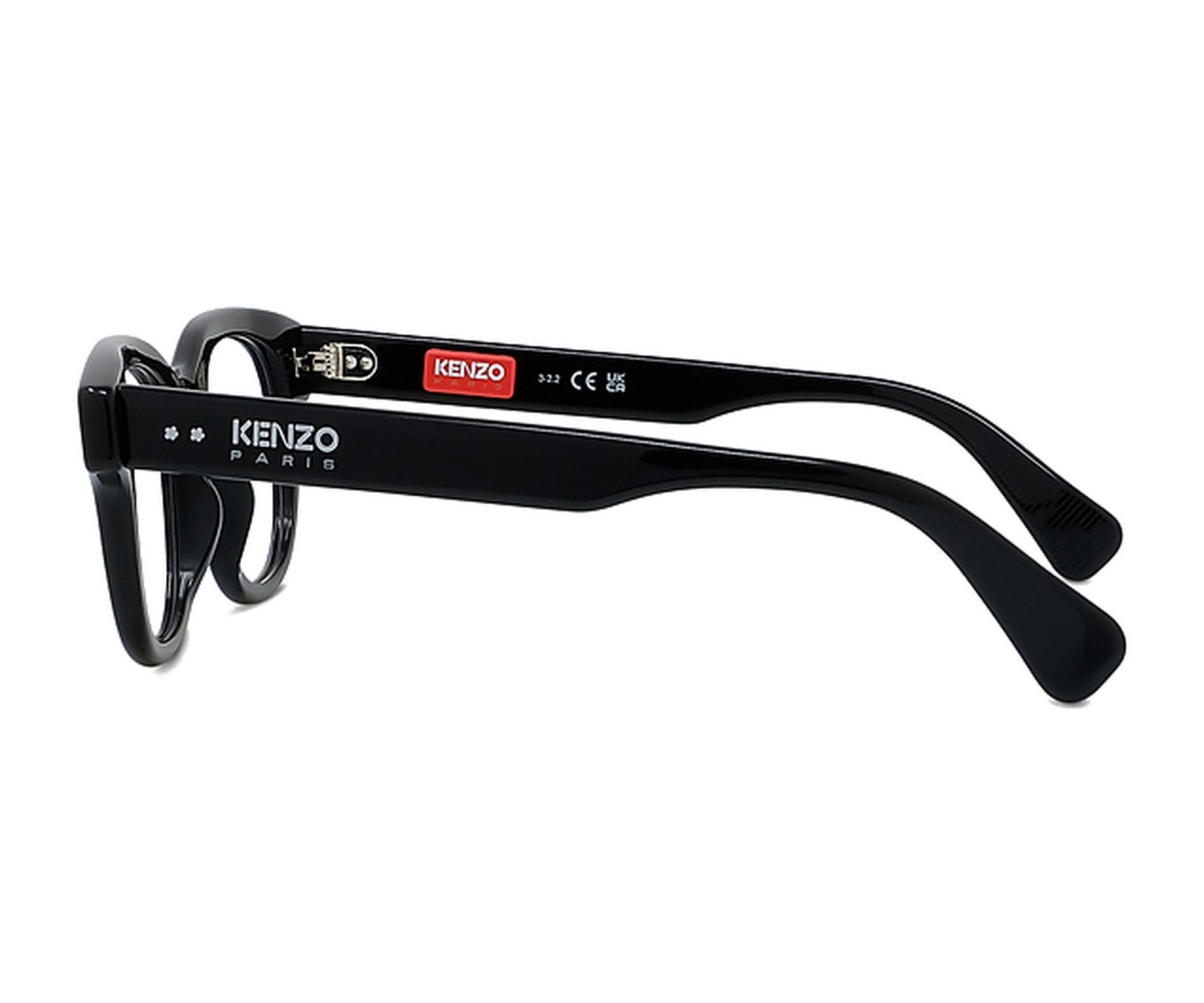 Boke Flower Black Square Eyeglasses