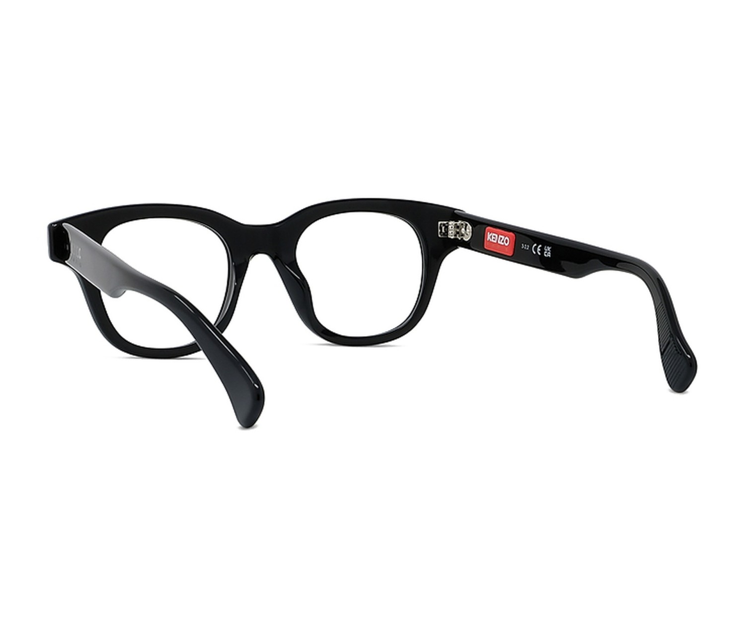 Boke Flower Black Square Eyeglasses