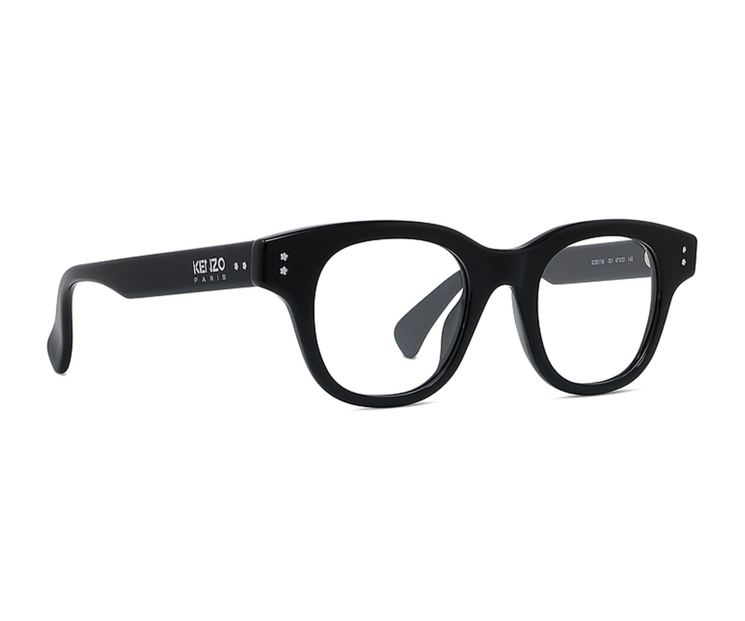 Boke Flower Black Square Eyeglasses