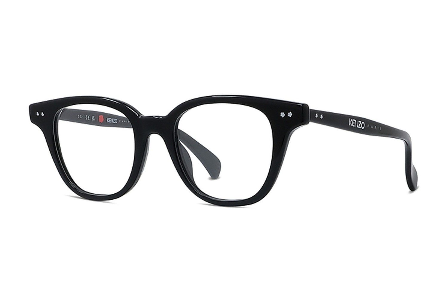 Boke Flower Black Square Eyeglasses