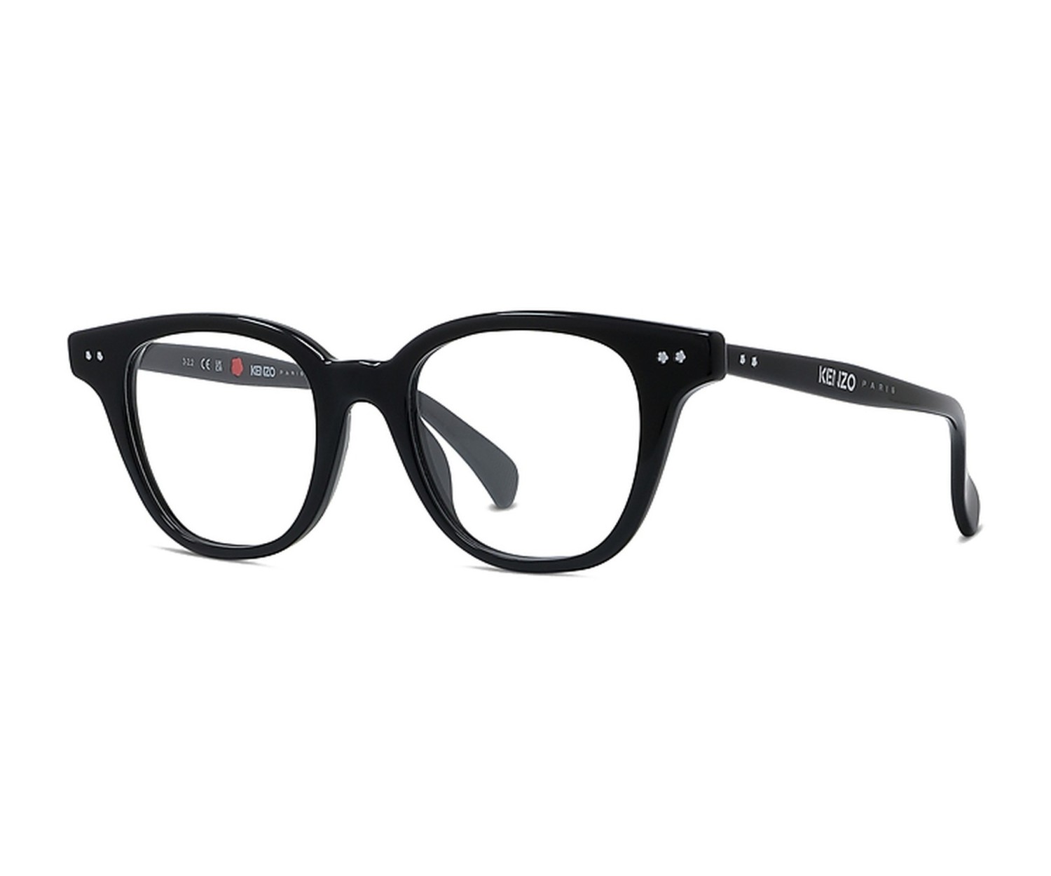 Boke Flower Black Square Eyeglasses