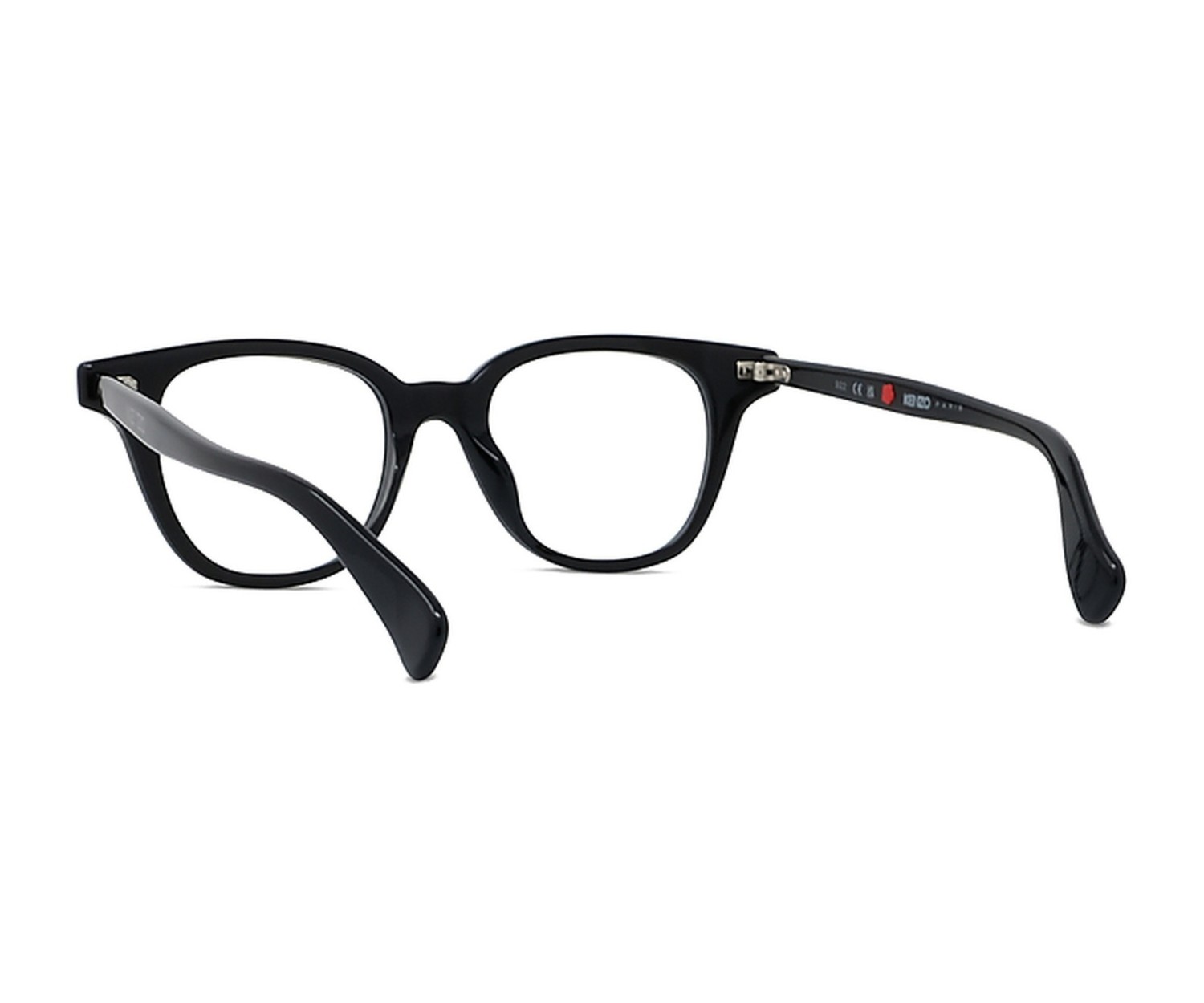 Boke Flower Black Square Eyeglasses