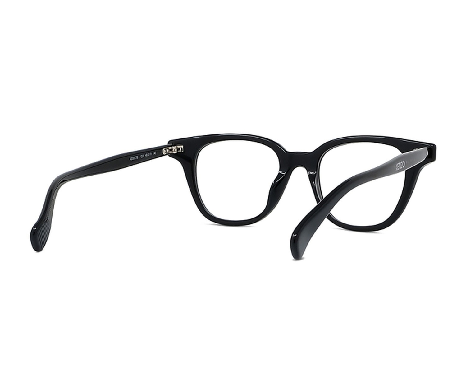Boke Flower Black Square Eyeglasses
