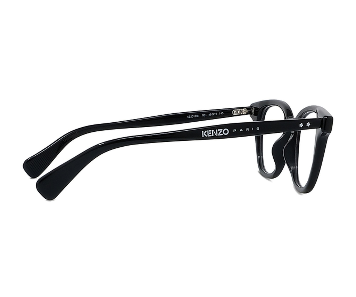 Boke Flower Black Square Eyeglasses