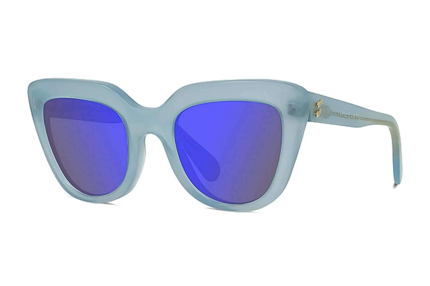 Iconic Blue Cat-Eye Sunglasses