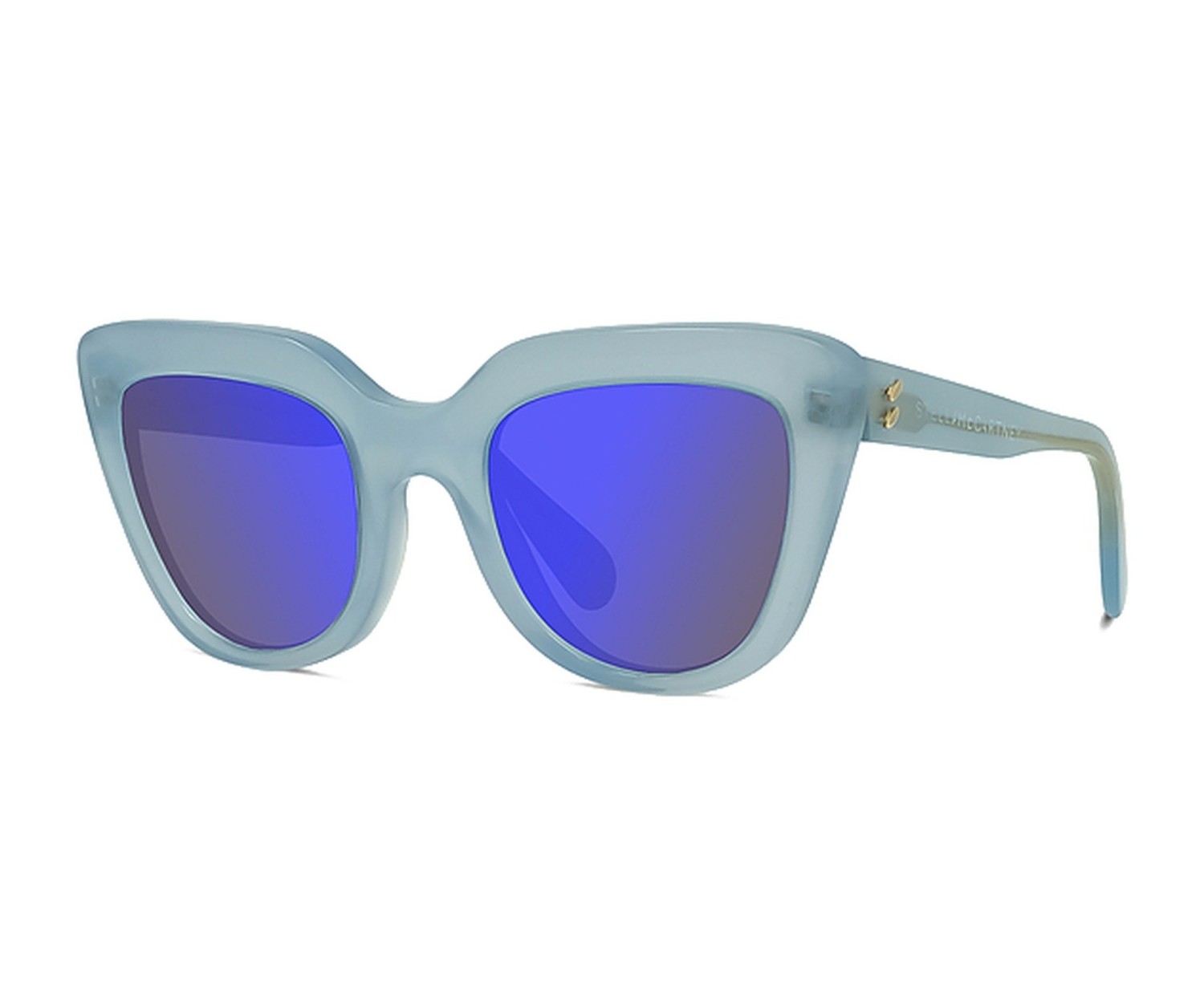 Iconic Blue Cat-Eye Sunglasses