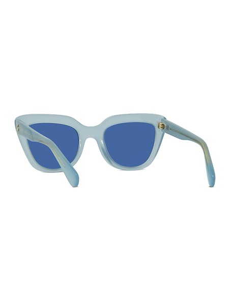 Iconic Blue Cat-Eye Sunglasses