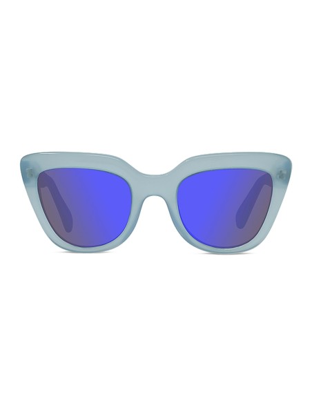 Iconic Blue Cat-Eye Sunglasses