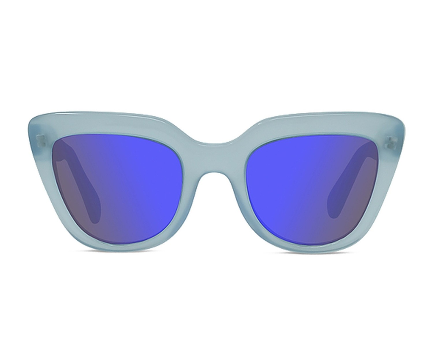 Iconic Blue Cat-Eye Sunglasses