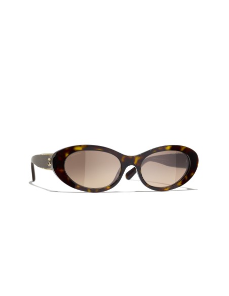 Oval Sunglasses CHANEL CH5515 C71451 54 | Isolani Boutique