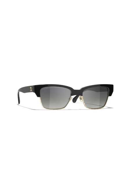 Katzenaugenförmige sonnenbrille CHANEL CH5558 C622S6 55 | Isolani Boutique