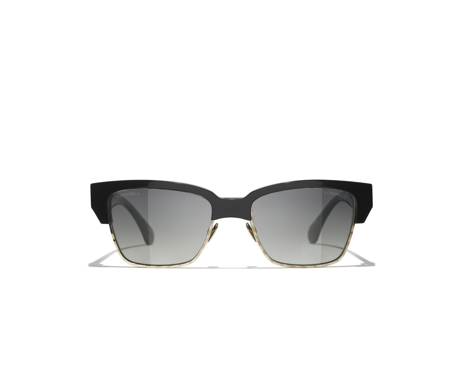 Katzenaugenförmige sonnenbrille CHANEL CH5558 C622S6 55 | Isolani Boutique 2